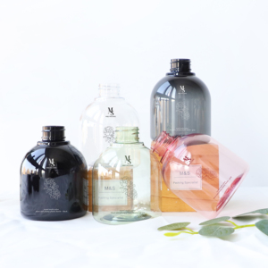 Bouteille pulvérisateur colorée de 250 ml en PET, courte et large, pour détergent liquide et nettoyage - Product Image 2