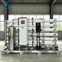 Système RO industriel 10t/H avec préfiltration, machine de traitement de l'eau, système de purification par osmose inverse