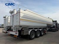 Semi-remorque citerne à aliments CIMC 50 CBM, 3 essieux, pour le transport d'aliments pour bétail