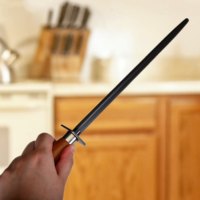 Tige d'affûtage de couteau de cuisine de 12 pouces de dureté élevée aiguisant l'acier pour l'affûteur pour le soin de couteau