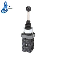 Contacteurs à bascule LAY5-BMR214 380V AC 15A à 4 positions, interrupteur à joystick 30 mm, retour par ressort, max 10A 220V