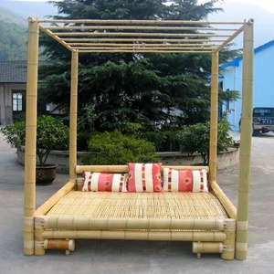 Lit King Moderne en Bambou Naturel à la Mode <span class=keywords><strong>Marina</strong></span> Taille Personnalisée Finition Laquée Anti-Moisissure Anti-Fungus Knock Articles Ménagers Divers - Product Image 5