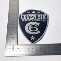 Patchs de sécurité multi-usages pour vêtements et équipements, patchs tissés personnalisés à coudre ou thermocollants, badges brodés pour uniformes de protection
