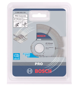 Disque de coupe diamanté série PRO pour béton, lame de <span class=keywords><strong>scie</strong></span> diamantée segmentée de 110 mm pour meuleuse d'angle - Product Image 2