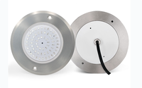 Lampes LED sous-marines étanches IP68 10W 110mm DC12V ultra-minces 8MM en acier inoxydable 316 + PC, éclairage de piscine, lampe sous-marine