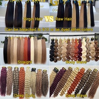 Extensions bouclées GDY Weft, cheveux humains indiens naturels bruts, provenant d'un seul donneur, lots de cheveux crépus bouclés 4C