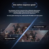 Moniteurs de jeu incurvés BELLGO haute définition 24" 27" 32" IPS LCD 165Hz 2K/4K Temps de réponse de 1 ms 120% SRGB Bureau