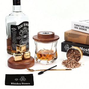 Design Budget Whiskey Smoker <b>Kit</b> Low-Cost Smoking Set for Home Bartenders | Wholesale Customizable Cocktail Accessory - Product Image 6