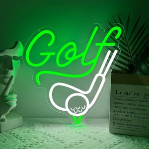 Golf Letreros Neon LED indoor hanging ambient light shop <b>sign</b> wall decoration light entrance indicator light luminous <b>sign</b> 5v12v - Product Image 1