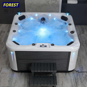 Nuevo Jacuzzi Moderno para Adultos, Bañera de Hidromasaje y Sauna de Acrílico Puro con TV, <span class=keywords><strong>Precio</strong></span> Económico para 2 Personas - Product Image 3