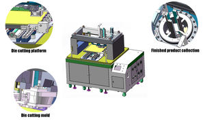 Poinçonneuse découpée avec des matrices de chapeau de yaourt d'insertion de paquet de nouilles instantanées de carte formée - Product Image 3