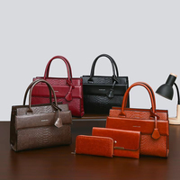 Nouvel ensemble de sacs à main tendance pour femmes en cuir PU, sac à bandoulière, sacs à main de créateur pour femmes, sac fourre-tout de luxe en gros