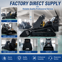 Livraison gratuite, mini-chargeuse sur chenilles compacte avec moteur Kubota CE EPA EURO5 pour travaux agricoles, de construction et d'aménagement paysager