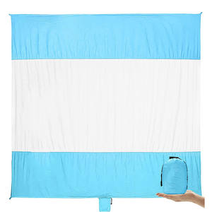 E-RIKE Tapis <span class=keywords><strong>de</strong></span> plage pliable extra large léger et imperméable, sans sable, rembourré, personnalisé, avec sac – Vente en gros - Product Image 1