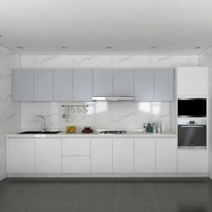 Armoire de cuisine en plastique 	 Armoire de cuisine française 	 <span class=keywords><strong>Film</strong></span> PVC pour armoires de cuisine - Product Image 6