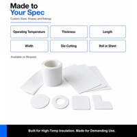 Matériau flexible en aérogel PTFE ultra-fin, matériaux ignifuges et isolants thermiquement, adaptés aux équipements à espace limité