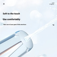 Hydropulseur sans fil rechargeable OEM en gros, irrigateur buccal 380 ml, chargement Type-C, IPX7, jet d'eau dentaire portable