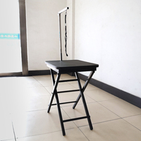 Table de toilettage pliable en aluminium en forme de X, réglable et portable, pour petits animaux – Modèle EUR PET très populaire