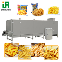 Automatische productielijn voor Nik Naks Kurkure snacks, inclusief een extruder voor het maken van gefrituurde Kurkure Cheetos Nik Nak snacks.