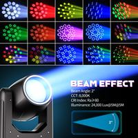 Lumière DJ à tête mobile RGB 295W Lumières de scène à faisceau dynamique à tête mobile pour parcs à thème et théâtres Éclairage de concert DJ