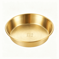 FLEY Promotion : Petit plat à trempette épaissi en acier inoxydable 304, bol à assaisonnement rond multifonction pour la restauration
