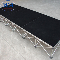 Contreplaqué pliable en aluminium scène d'événement portable mobile scène en aluminium assembler