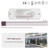 Controlador LED Regulable PWM de 40W con Corriente Constante, 0-10V, 1-10V, 10V, Certificado por UL, Fuentes de Alimentación Ajustables para Uso Doméstico
