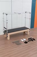 Lit de Pilates Cadillac à structure en alliage d'aluminium robuste, équipement de studio pour le fitness du corps entier, directement de l'usine