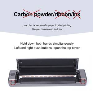 <span class=keywords><strong>Aimo</strong></span> T08Fs Thermique sans fil pour & USB Imprimante de tatouage 203dpi 600x600dpi 10-12s Vitesse d'impression en stock - Product Image 5