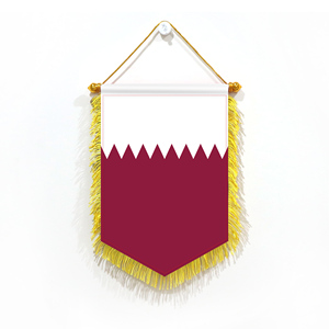 Mini 20x30cm Pennant Car Flags Qatar Wall Decor Display Accessories <b>Small</b> <b>Ornaments</b> for Hanging - Product Image 1