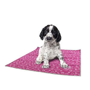 Toalla suave con logotipo impreso personalizado para perro, manta fresca de secado rápido, toalla refrescante para Saliva de Mascota, venta al por mayor - Product Image 4