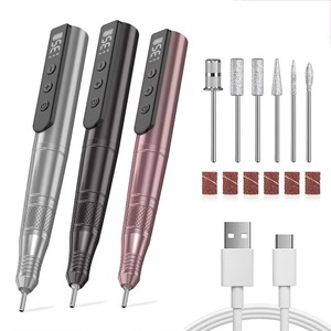 Taladro eléctrico <span class=keywords><strong>para</strong></span> uñas de 35000RPM, máquina de manicura y <span class=keywords><strong>pedicura</strong></span> <span class=keywords><strong>para</strong></span> pulir en Gel, <span class=keywords><strong>torno</strong></span> <span class=keywords><strong>profesional</strong></span> <span class=keywords><strong>para</strong></span> uñas, cortadores de bajo ruido, Kit de lima de uñas - Product Image 2