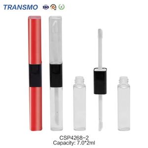 Tubes de gloss à lèvres double embout 7 ml, flacon de sérum pour cils, tubes uniques pour colle à faux cils, tubes en plastique pour gloss à lèvres - Product Image 1