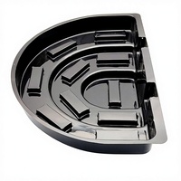 Plateau d'insertion noir à cavités multi-positions pour accessoires de quincaillerie, OEM personnalisé