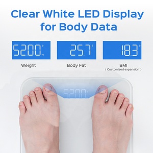 180kg nouvelle balance intelligente Bmi balance de graisse corporelle de salle de bain numérique pour la <span class=keywords><strong>promotion</strong></span> balance intelligente de salle de bain personnelle - Product Image 4
