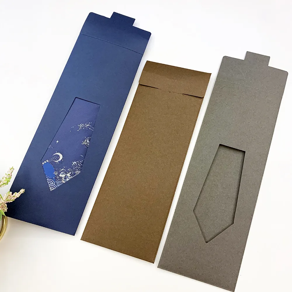 Boîte d'emballage en Carton Recyclable écologique avec Logo personnalisé, boîte d'emballage Portable avec nœud papillon et bouton de manchette en Carton, boîtes cadeaux