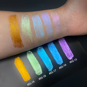Maquillage personnalisé MLM, gel haute pigmentation, imperméable, 8g, fard à paupières multicolores pour le visage et le corps, marque privée, paillettes scintillantes - Product Image 2