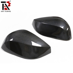 Boîtier de rétroviseur en fibre de carbone sèche à montage direct pour Infiniti Q50 Q60 Q70 <span class=keywords><strong>Q30</strong></span> QX30, montage adhésif - Product Image 4