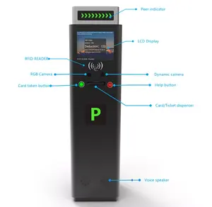 Barrera para puerta con máquina de estacionamiento de coche, para área residencial, Sistema de Gestión de estacionamiento