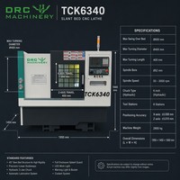 Sistema de Control GSK para Trabajos en Metal, Torno CNC de Bancada Inclinada TCK6340S en Venta