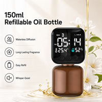 Diffuseur d'arômes intelligent à brancher sur prise murale, diffuseur de parfum contrôlé par application, purificateur d'air, 150 ml, machine à parfum sans eau pour usage domestique et commercial