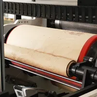Petek zarf Kraft torba kağıt yapma makinesi petek desenli kağıt kesme sarma ekipmanları