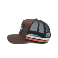 Casquettes de haute qualité 5 casquettes en maille panneau personnalisées propre patch de broderie impression par sublimation et logo casquettes de camionneur à profil haut