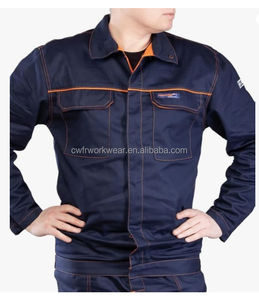 סט מעיל ומכנסיים לגברים FR |   88% כותנה 12% ניילון |   תקן NFPA 2112 |   דוגמית זמינה - Product Image 1