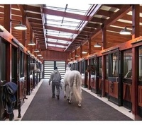 Équipement équestre européen Panneaux d'écurie pour box de chevaux élégants
