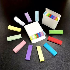 Mini Notas Adhesivas en Tiras de 11 Colores para Estudiantes, Artículos Esenciales Brillantes para Oficina y Estudio, para Escribir Notas - Product Image 1