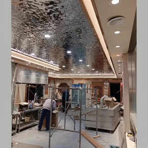 แผ่นไม้อัด3D ผนังพีวีซีเนื้อแข็งกันน้ำกระเพื่อมสำหรับตกแต่งภายในเป็นมิตรกับสิ่งแวดล้อม - Product Image 1