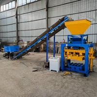 Machine automatique de fabrication de blocs QT4-40A, équipement de presse à briques creuses en ciment, nouveau projet d'investissement pour usine de briques en Afrique