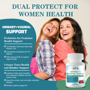 Private Label Women's <b>Probiotic</b> <b>Tablets</b> Digestive Health Support Immune Support Promote Regularity Lactobacillus Rhamnosus - Product Image 5