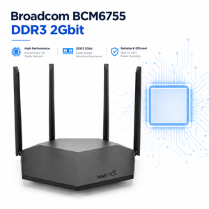 Router WiFi 6 R818S de Doble Banda AX1800 2.4G 5G con 4 Antenas, Puerto LAN de 1000Mbps, Router Inalámbrico para el Hogar - Product Image 5